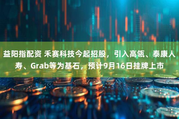 益阳指配资 禾赛科技今起招股，引入高瓴、泰康人寿、Grab等为基石，预计9月16日挂牌上市